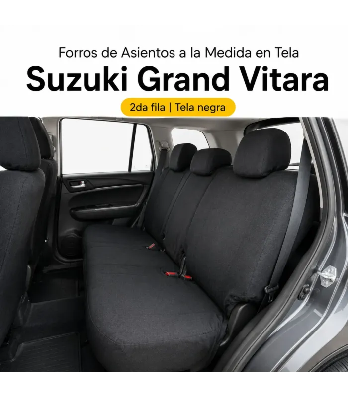 Tapizados de asientos Suzuki Grand Vitara tela alta resistencia