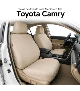 Forros de asientos en tela para Toyota Camry a la medida