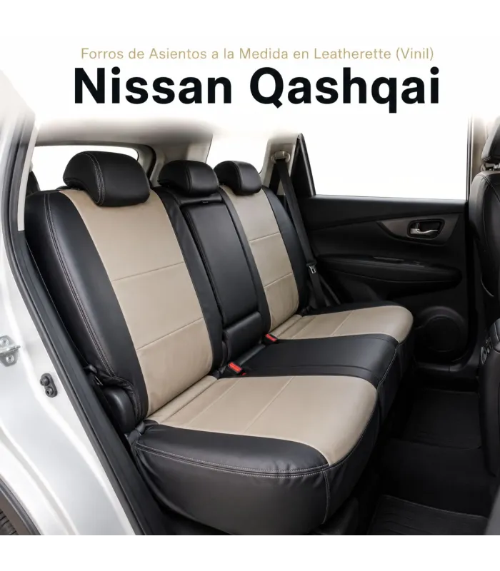 Forros de asientos Nissan Qashqai en vinil Auto Fashion