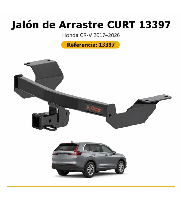 Jalón enganche de remolque CURT Honda CR-V 2017-2026 13397