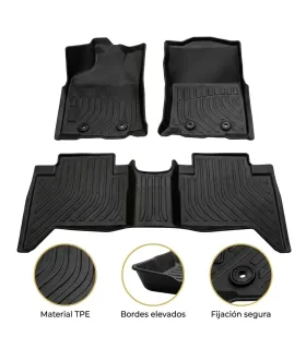 Alfombras Focus Mats Toyota Tacoma doble cabina 2018 2023