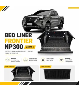 Protector de cama (bedliner) Nissan Frontier NP-300 doble cabina