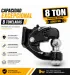 Pintle Hook negro heavy duty 8 toneladas 17637 lbs