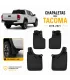 Chapaletas de guardalodo Mud Flaps Toyota Tacoma 2016 2021 con Fender Flare