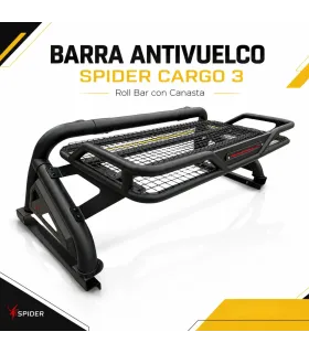 Barra antivuelco Spider Cargo 3 con canasta para pick up