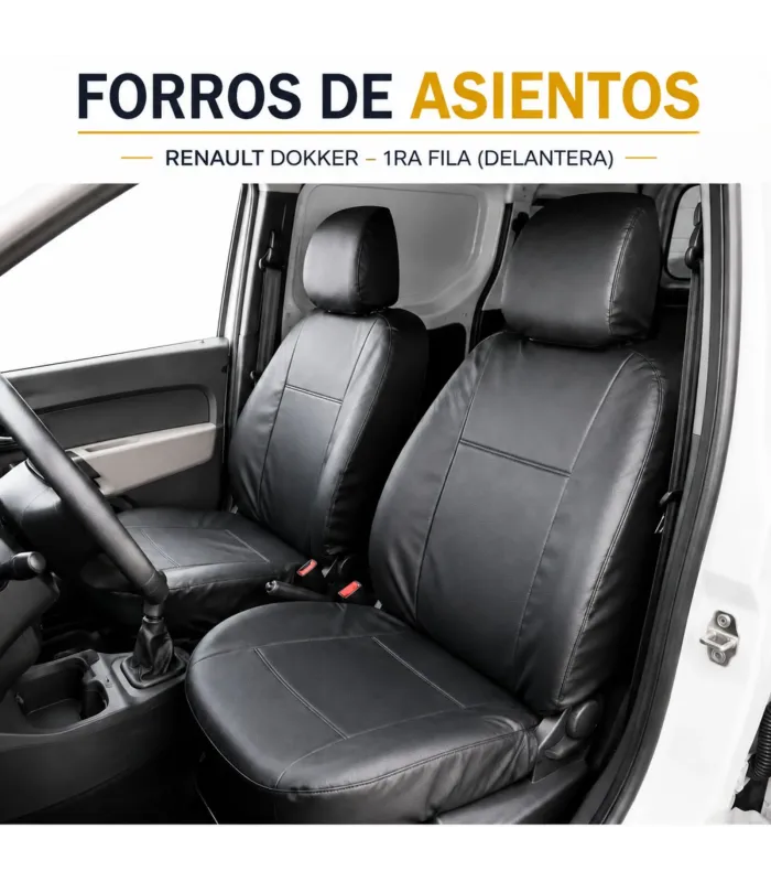 Forros a la medida Renault Dokker material dual