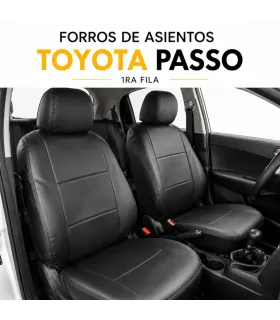 Forros de asientos leatherette vinil Toyota Passo