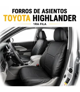 Forros de asientos leatherette vinil Toyota Highlander