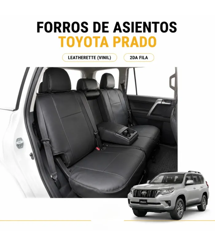 Forros a la medida Toyota Prado hasta 3 filas