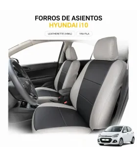 Forros de asientos leatherette vinil Hyundai i10