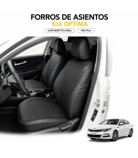 Forros a la medida Kia Optima en vinil tipo piel