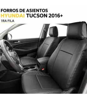 Forros de asientos vinil tipo piel Hyundai Tucson 2016+