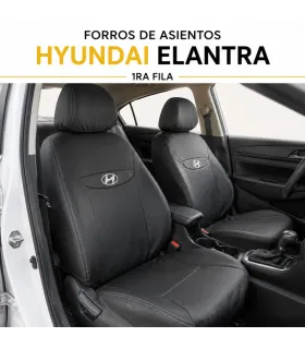 Forros a la medida Hyundai Elantra en vinil tipo piel