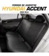 Interior Hyundai Accent con forros de asientos leatherette
