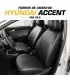 Forros a la medida Hyundai Accent en vinil tipo piel
