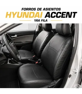 Forros a la medida Hyundai Accent en vinil tipo piel