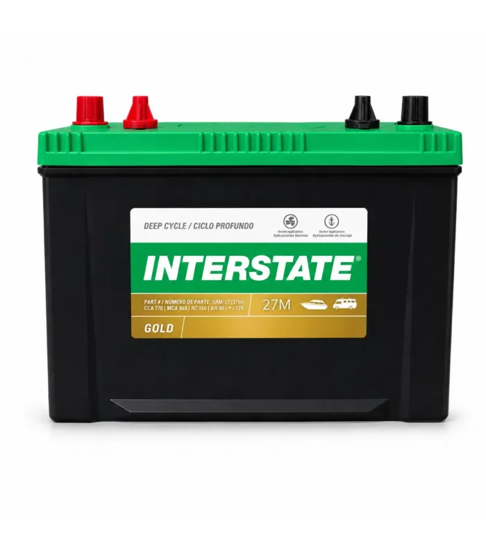 Interstate Batteries SRM-27 ciclo profundo 24 meses garantía
