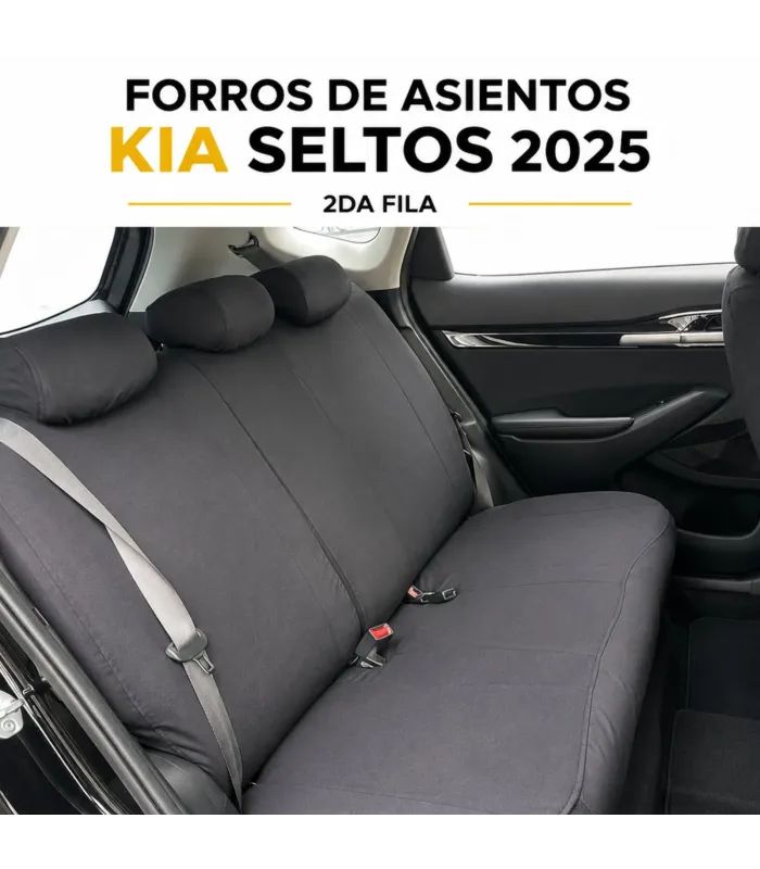 Forros de Asientos en Tela Kia Seltos 2025 Hechos a la Medida