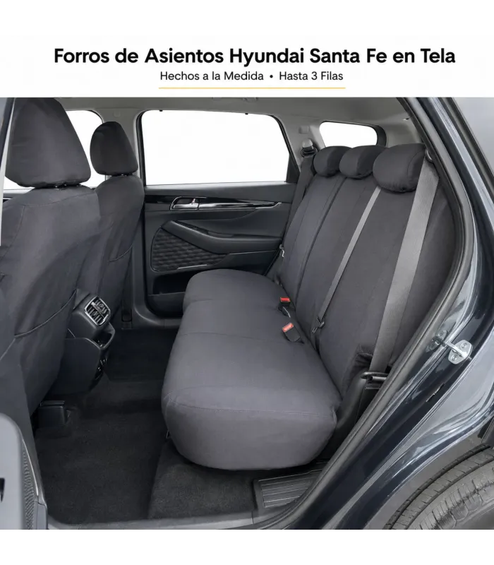 Forros de Asientos Hyundai Santa Fe en Tela