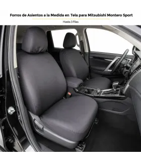 Forros de Asientos a la Medida en Tela para Mitsubishi Montero Sport