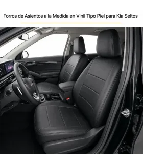 Forros de Asientos a la Medida en Vinil Tipo Piel para Kia Seltos