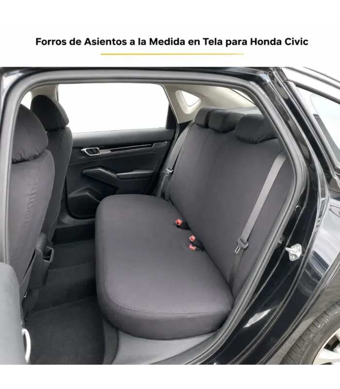 Asientos a la Medida en Tela para Honda Civic