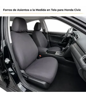 Forros de Asientos a la Medida en Tela para Honda Civic