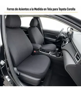 Asientos a la Medida en Tela para Toyota Corolla