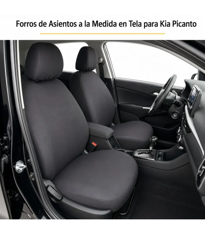 Forros Kia Picanto tela transpirable
