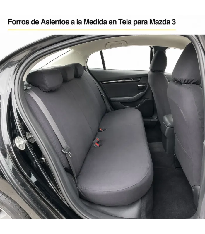 Forros de asientos en tela para Mazda 3 a la medida