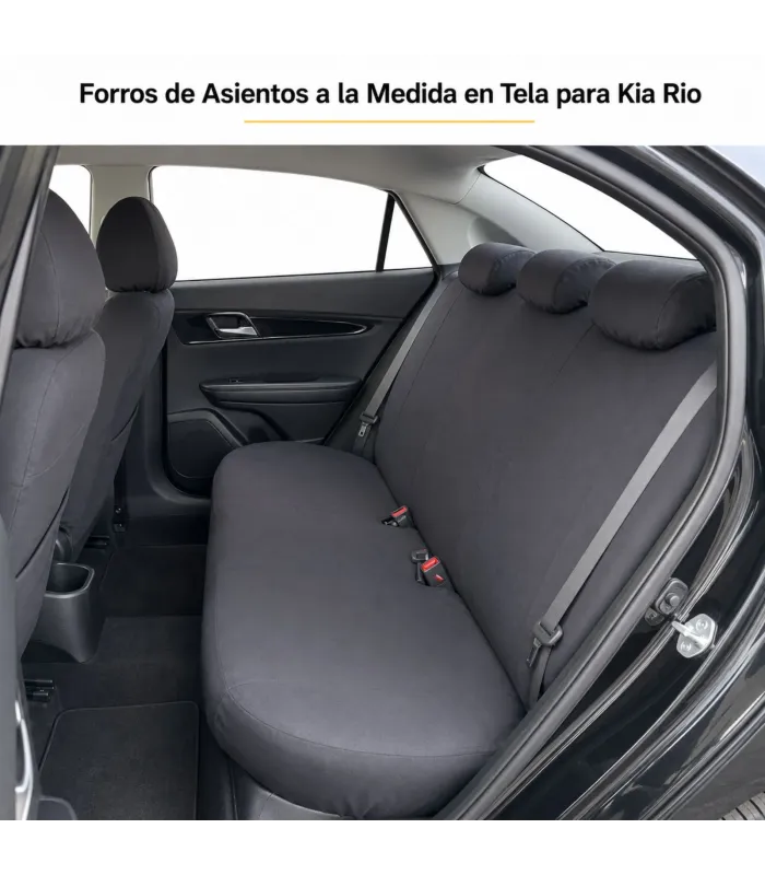 Forros de Asientos a la Medida en Tela para Kia Rio