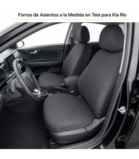 Forros Kia Rio tela transpirable instalación gratis