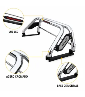 Barra exterior para cajón de carga Toyota Hilux