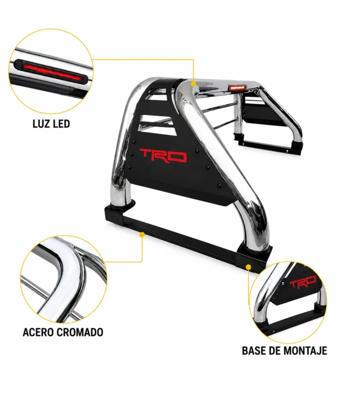 Barra Roll Bar estilo TRD para Toyota Hilux