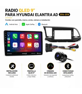 Kit de radio para tablero Hyundai Elantra 2016-2018