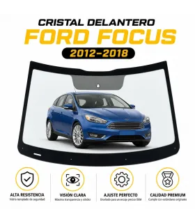 Cristal Delantero Parabrisas Ford Focus 2012-2018 Doble Hoja Reemplazo Original