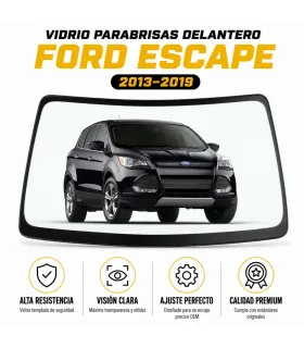 Vidrio Parabrisas Delantero Ford Escape 2013 2014 2015 2016 a 2019 Cristal Laminado con Montura Gratis Santo Domingo