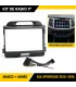 Kit de Instalación Radio 9 Pulgadas Kia Sportage 2010-2015 Facia y Arnés Plug & Play KRKS-1015