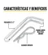 Pasador para receptor cuadrado de 1-1/4 pulgadas Clase I y II
