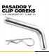 Pasador y clip Goreks para enganche de remolque de 1/2 pulgada