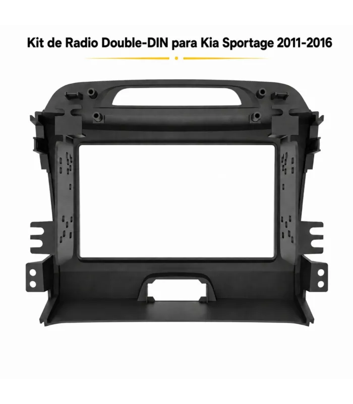 Kit de tablero para Kia Sportage con radio Double-DIN