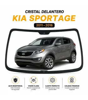 Vidrio Delantero Parabrisas Kia Sportage 2011 2012 2013 2014 2015 2016 Doble Hoja Laminada Calidad OEM