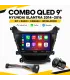 Kit con facia y arnés para radio de 9 pulgadas Hyundai Elantra 2014-2016