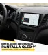 Pantalla multimedia QLED instalada en tablero Hyundai Elantra MD 2014-2016