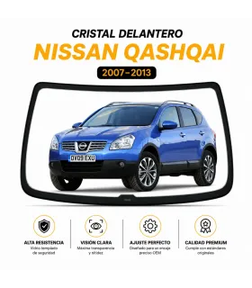 Nissan Qashqai 2006-2013-Vidrio delantero