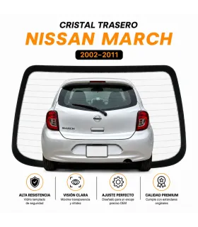Vidrio Trasero (Luneta) Nissan March (2002-2011)