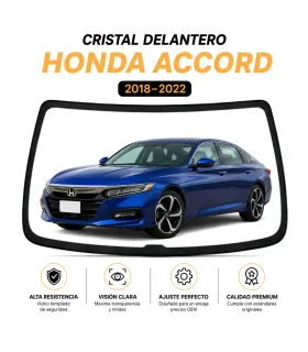 Vidrio Delantero Parabrisas Honda Accord 2018 2019 2020 2021 2022 con Soporte para Sensor y Cámara VDHA-1822