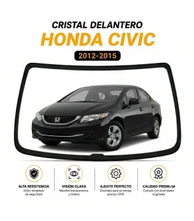 Parabrisas Cristal Delantero Honda Civic 2012 2013 2014 2015