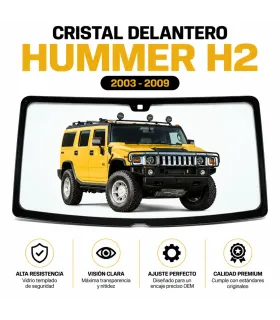 Cristal Delantero Parabrisas Reemplazo OEM para Hummer H2 2003-2009 Vidrio Laminado de Seguridad Original