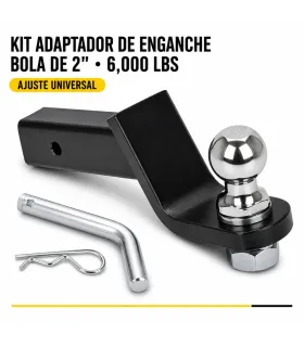 Kit Adaptador de Enganche para Remolque con Bola 6000 Lbs Universal Pasador